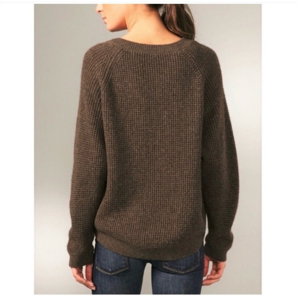 Vince waffle brown sweater - Picture 2 of 2